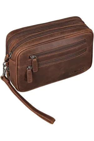 STILORD Handtasche "Nero" Vintage Handgelenktasche Clutch Herren Echtleder - Verkäufer: Leder