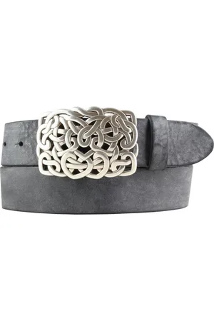 BELTINGER Ledergürtel Gürtel mit besonderer Gürtelschnalle aus weichem Vollrindleder 4 cm Us (1-St) - Verkäufer: Brazil Lederwaren