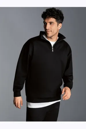 Trigema Sweatshirt Troyer in bequemer Sweat-Qualität