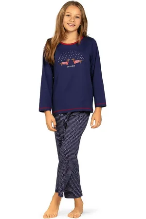 Comtessa Schlafanzug Comte Kids (Set, 2 tlg., 2-teilig) Mädchen Pyjama lang Langarm Baumwolle - Verkäufer: chic4home