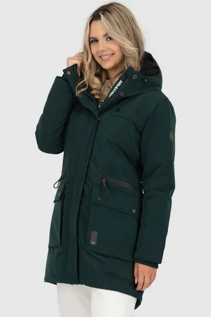 alife kickin Winterjacke CharlottAK A Parka dark forest - Verkäufer: Sport Ehnert