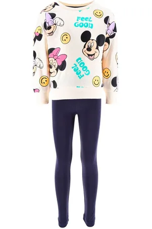 Disney Sweatshirt Minnie Maus - Feel Good (2-tlg) Mädchen Outfit Sweatshirt & Leggings Größe 98-128 cm - Verkäufer: Starkids Licensed Brands and more