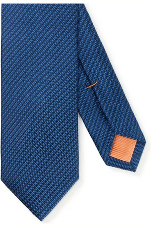 Carlo Monti Krawatte aus reiner Seide, Minimal-Muster, 6,5 cm breit
