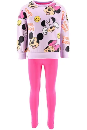 Disney Sweatshirt Minnie Maus - Feel Good (2-tlg) Mädchen Outfit Sweatshirt & Leggings Größe 98-128 cm - Verkäufer: Starkids Licensed Brands and more
