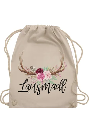 Shirtracer Turnbeutel Lausmadl Hirschgeweih, Mode für Oktoberfest Tasche - Verkäufer: