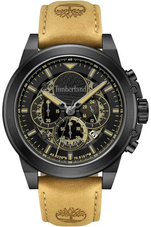 Timberland Chronograph FAST STRIKE TDWGB0056003, Quarzuhr, Armbanduhr, Herrenuhr, Lederarmband, Stoppfunktion, Datum