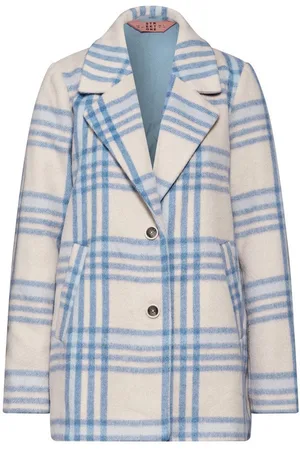 Street one Cabanjacke kariert, mit Reverskragen