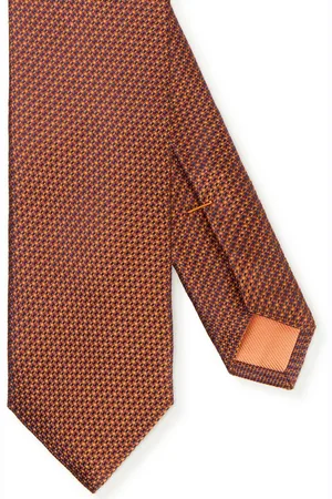 Carlo Monti Krawatte aus reiner Seide, Minimal-Muster, 6,5 cm breit