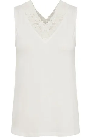 Cream Shirttop Trulla (1-tlg) Spitze - Verkäufer: Mary & Paul