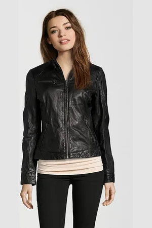 H.I.S Lederjacke SAIMINA (1-St) mit wattiertem Saum - Verkäufer: GUTEMARKEN