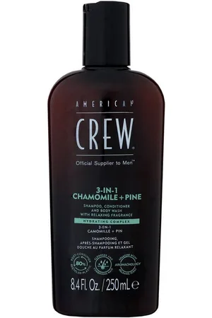 American Crew Haarshampoo 3 in 1 250 ml Chamomile & Pine Shampoo & Conditioner & B - Verkäufer: Riemax
