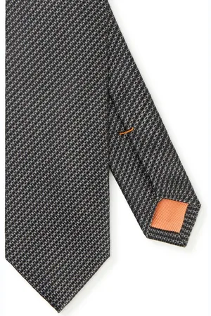 Carlo Monti Krawatte aus reiner Seide, Minimal-Muster, 6,5 cm breit