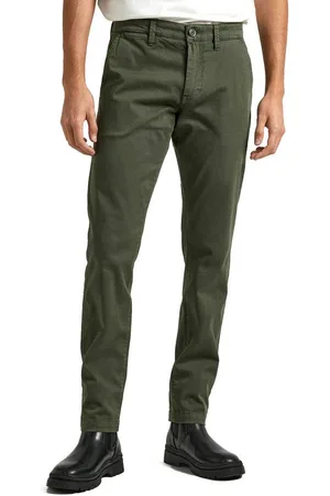 Pepe Jeans Chinohose Slim Fit - Charly Olive Green - Verkäufer: DenimBar