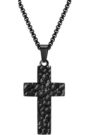 Karma Kette mit Anhänger Herrenkette Kreuz Halskette für Herren mit Kreuzanhänger (Männerschmuck Kreuzanhänger), Herrenschmuck Geschenk für Ihn Silber oder - Verkäufer: Sanixa