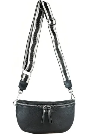 Alessandro Umhängetasche Nico, Ledertasche mit breitem Trageriemen