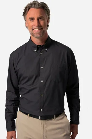 Boston Park Businesshemd Hemd Langarm Minimal-Muster bis 8 XL - Verkäufer: Popken Fashion Group