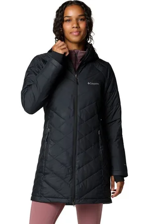 Columbia Steppmantel HEAVENLY LONG HOODED JACKET (1-tlg)