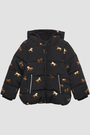QS by s.Oliver Funktionsjacke Steppjacke mit schimmerndem Print und Fleecefutter Artwork - Verkäufer: