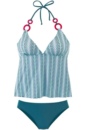 vivance collection Tankini mit Zierringen
