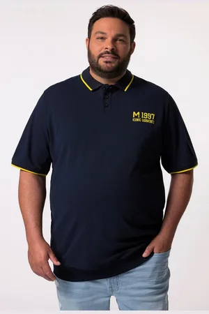 Men Plus Poloshirt Men+ Poloshirt Bauchfit Halbarm Pikee bis 8 XL - Verkäufer: Popken Fashion Group