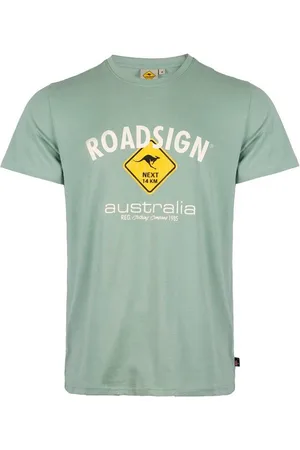 ROADSIGN T-Shirt Raute (1, 1-tlg., 1) mit Logo-Aufdruck und Rundhalsausschnitt, 100 % Baumwolle - Verkäufer: Jansen Fashion Group