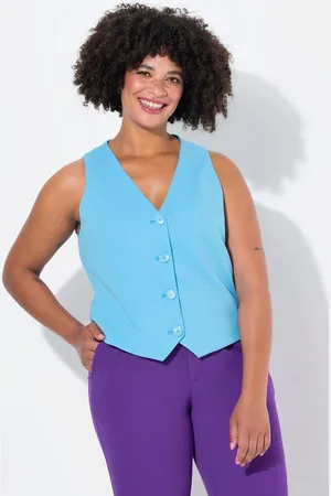 Angel of Style Steppweste Weste Anzug V-Ausschnitt - Verkäufer: Popken Fashion Group