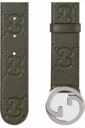 Gucci Ledergürtel Gürtel GG Belt Interlocking Schnalle GG Buckle mit Staub Tasche Unisex Doppel-G-Schnalle und Supreme Monogramm - Verkäufer: eldigo