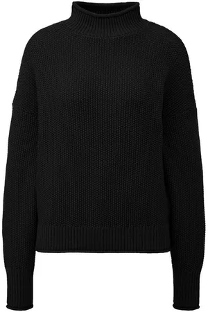 QS by s.Oliver Stehkragenpullover Basic (1-tlg) mit Stehkragen und überschnittenen Schultern - Verkäufer: LuriX