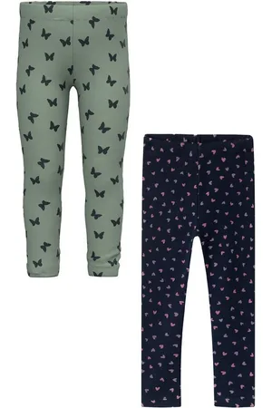 NAME IT Stoffhose 2er-Set Regular Fit Elastisch Allover-Print (2-tlg) NMFDAVINA SWEAT FLEECE LEGGING BRU NOOS - Verkäufer: ARIZONAS