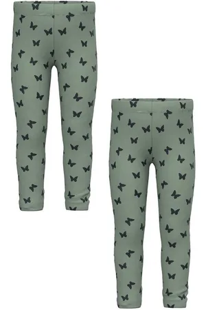 NAME IT Stoffhose 2er-Set Regular Fit Elastisch Allover-Print (2-tlg) NMFDAVINA SWEAT FLEECE LEGGING BRU NOOS - Verkäufer: ARIZONAS
