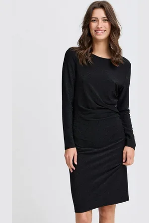 B YOUNG Abendkleid BYTACHA PLEAT DRESS - elegantes Kleid mit Glitzer-Optik - Verkäufer: meinemarkenmode