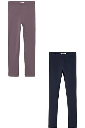 NAME IT Leggings 2er-Set Regular Fit weich bequem Basic (3-tlg) NKFDAVINA SOLID SWE LEGGING BRU N NOOS - Verkäufer: ARIZONAS
