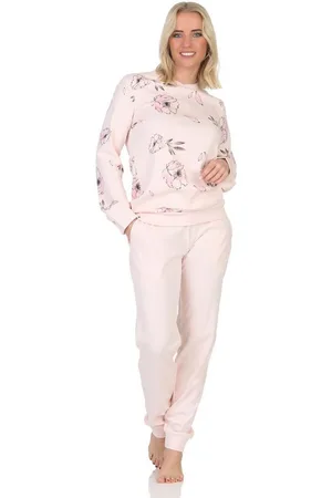 Normann Pyjama Damen Interlock Pyjama lang mit Bündchen - auch in Übergrößen - Verkäufer: Fairway