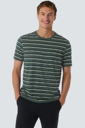 No Excess T-Shirt T-Shirt mit Rundhalsausschnitt und Multicolor-Streifen