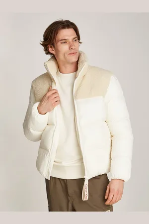 Calvin Klein Outdoorjacke SHERPA PUFFER JACKET mit Logoschriftzug