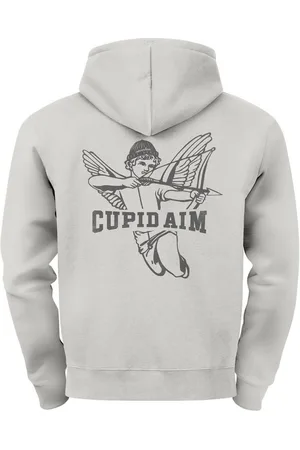 Neverless Hoodie Hoodie Herren Print Engel Aufdruck Schriftzug Cupid Aim Amor - Verkäufer: Akowi