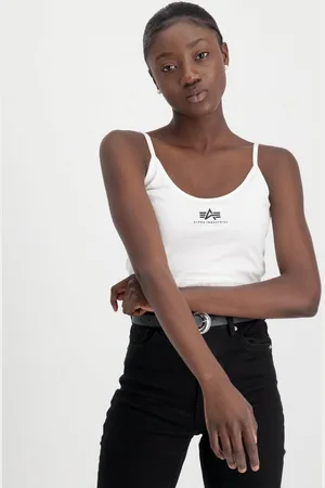 Alpha Industries Muscleshirt Women - Tanks Basic Crop-Top SL Women