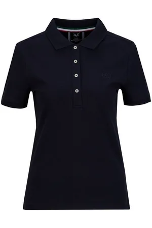 19V69 Italia Poloshirt BIBI Damen-Poloshirt mit dezentem Logo-Detail - Verkäufer: Marco GmbH