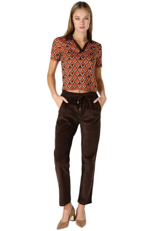 Colins Girlfriend-Jeans Braune Damenhose, Regular Fit, Hohe Elastische Taille, Gerades Bein - Verkäufer: MegaMerchant