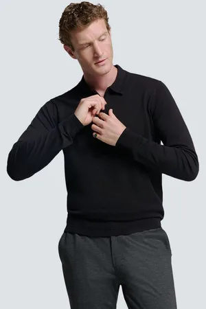 No Excess Rundhalspullover Polo-Pullover mit halbem Reißverschluss