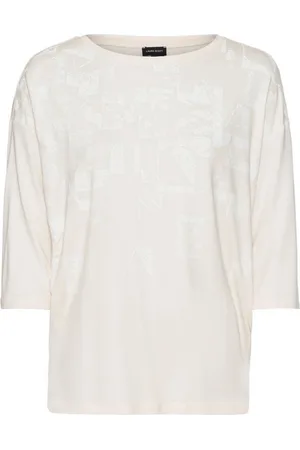 Laura Scott 3/4-Arm-Shirt mit Grafik- Alloverprint
