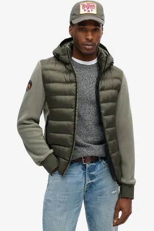Superdry Steppjacke HOODED STORM FLEECE BOMBER