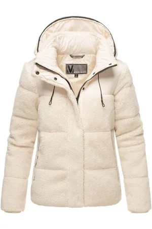 Marikoo Winterjacke Kaguraa warme Teddyfell Sherpa Jacke