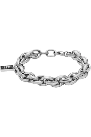 Diesel Armband Schmuck Geschenk Edelstahl Armschmuck Gliederarmband, DX1514040, mit Achat