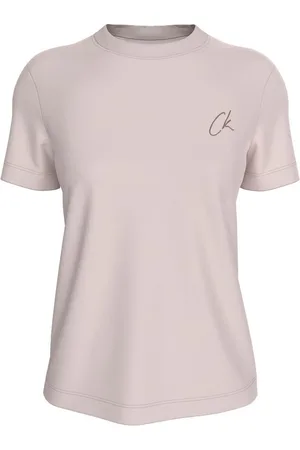 Calvin Klein T-Shirt Plus Embroidered CK Regular Tee in Großen Größen mit Logostickerei