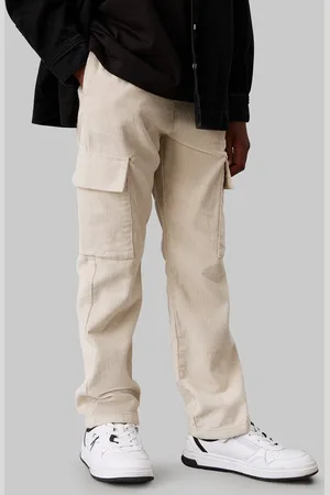 Calvin Klein Cargohose Corduroy Straight Cargo Pants für Kinder bis 16 Jahre und mit Logoprägung