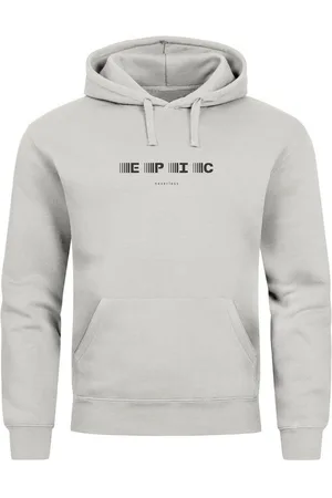 Neverless Hoodie Hoodie Herren Print Aufdruck Epic Schriftzug Kapuzen-Pullover Männer - Verkäufer: Akowi