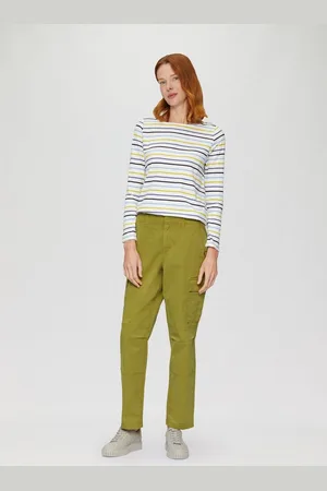 QS by s.Oliver Stoffhose Lässige Cargohose mit Nahtdetails Logo - Verkäufer: