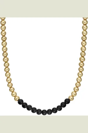 Armani Exchange Edelstahlkette Schmuck Geschenk Halsschmuck Halskette Kugeln, AXG0142710, mit Glasstein