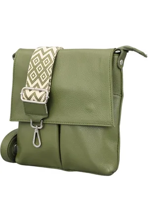 Adel Bags Schultertasche ELLA Umhängetasche für Damen mit 2 Riemen, echtes Leder, hergestellt in Italien - Verkäufer: